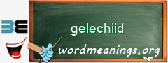 WordMeaning blackboard for gelechiid
